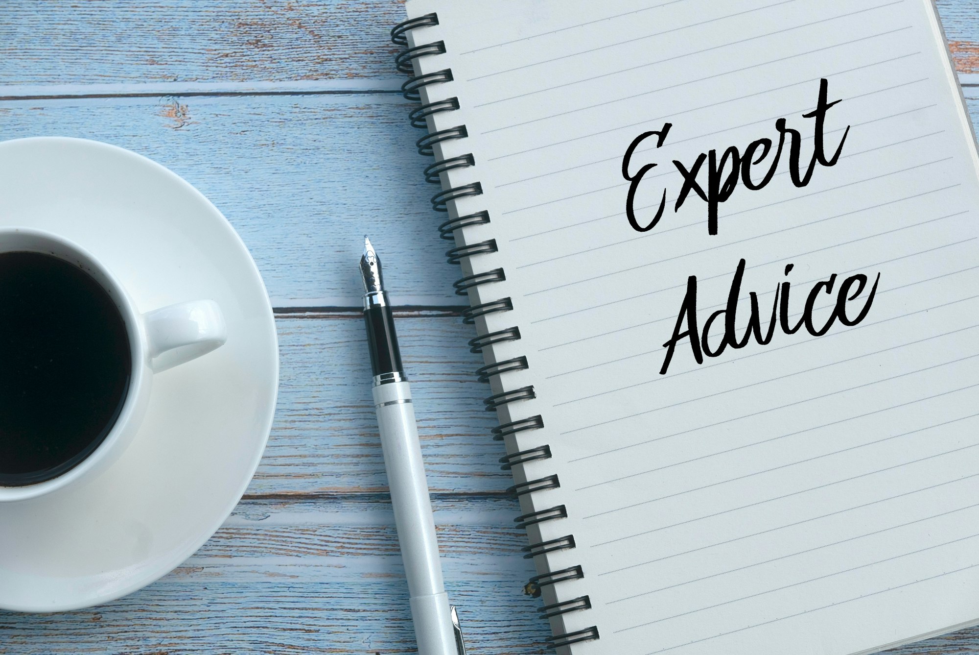 Expert advice concept