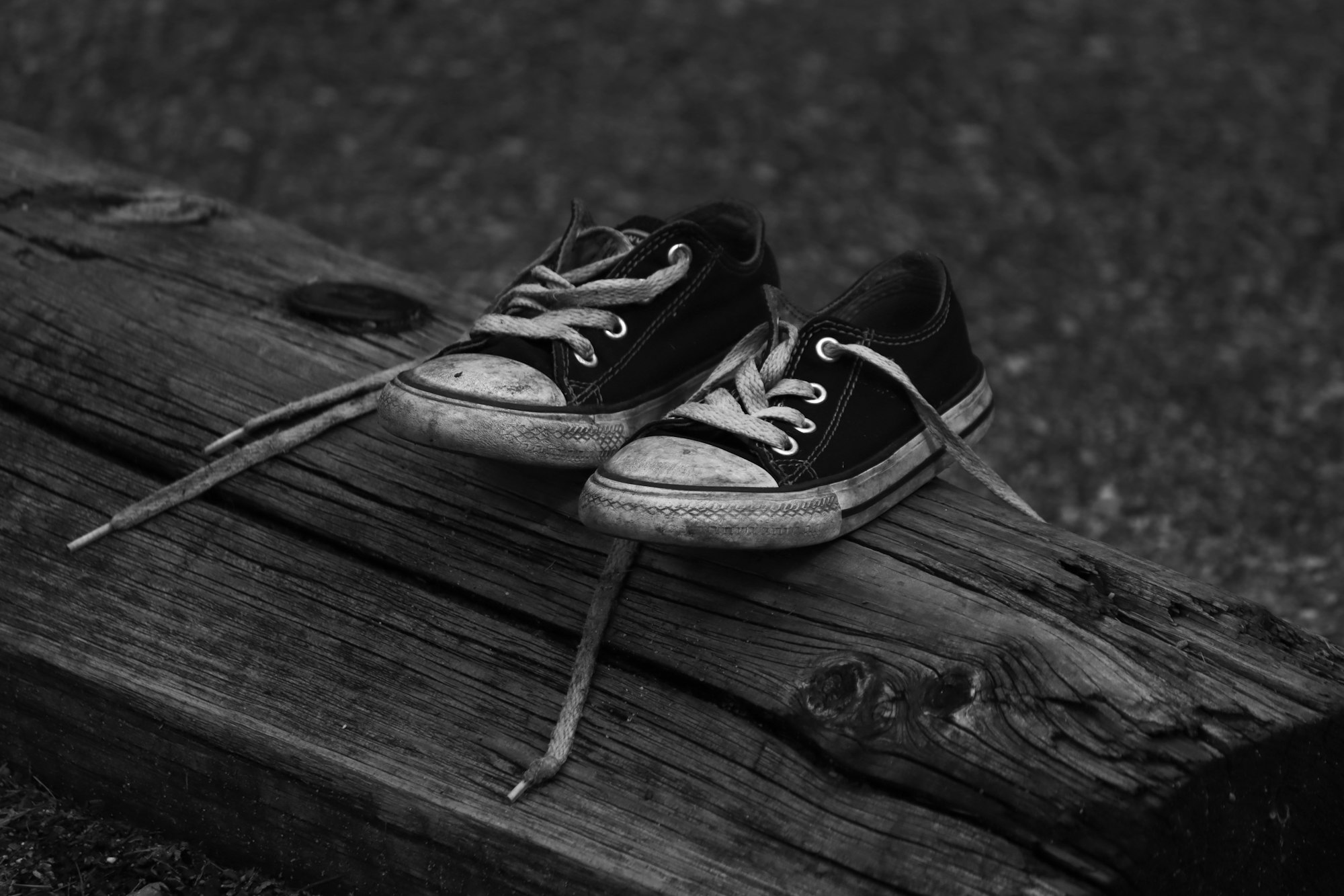 Lost sneakers