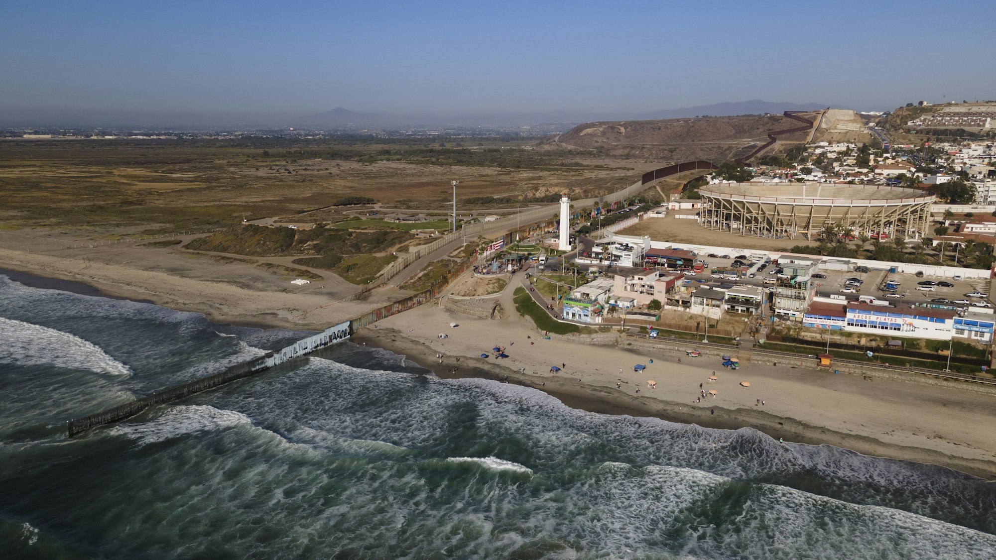 Tijuana City, border of USA/Mexico.