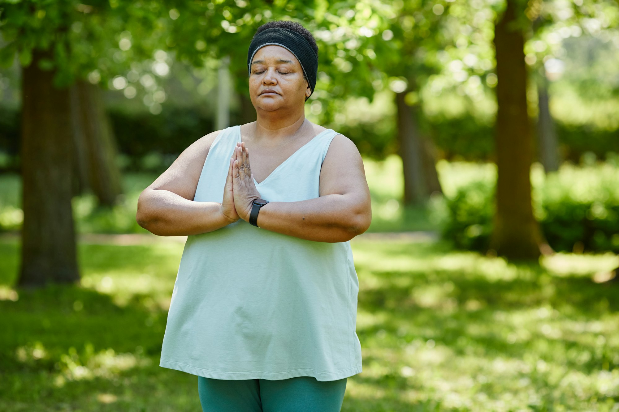 Mindfulness Exercise in Park