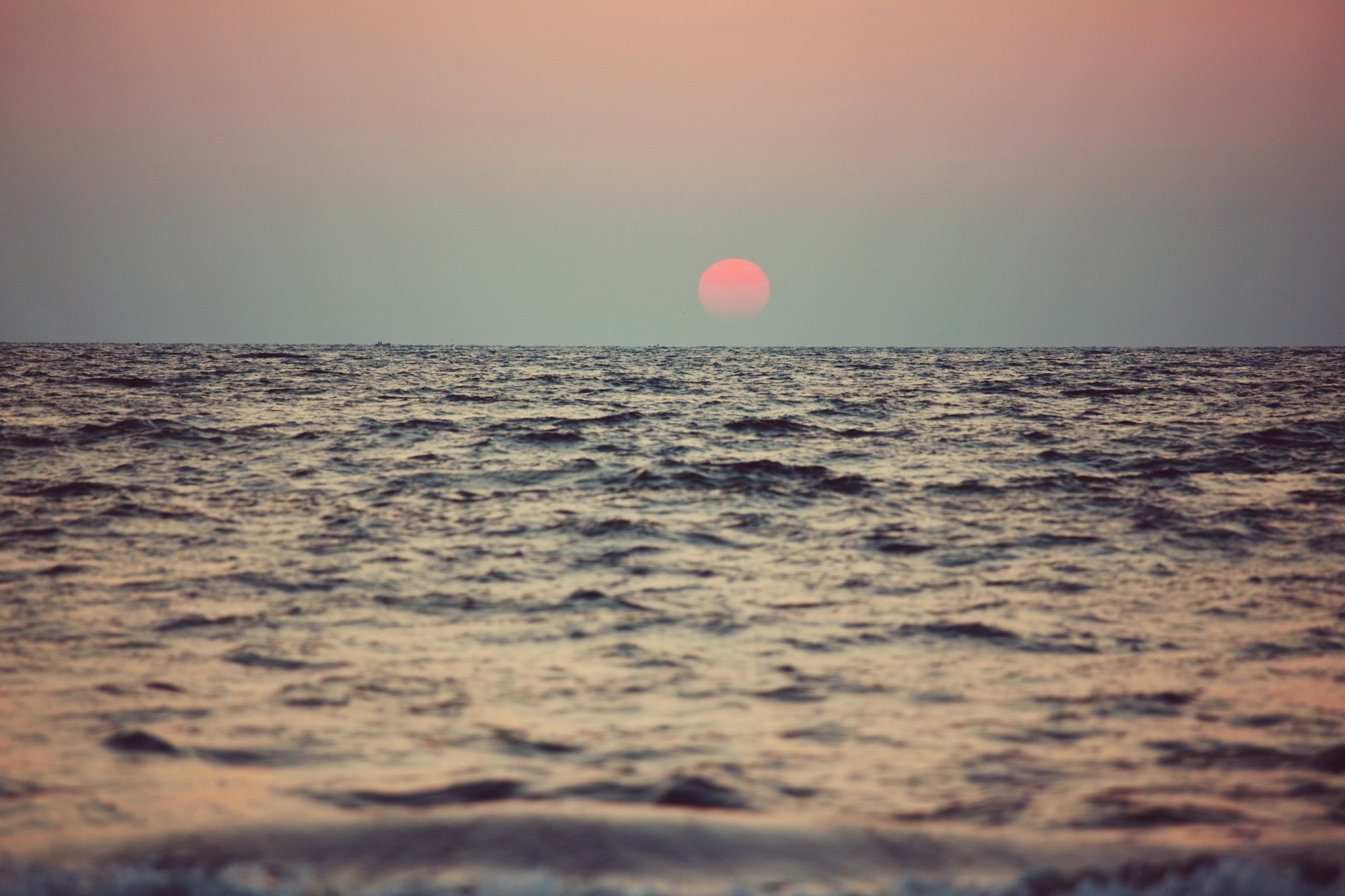 Sea sunset